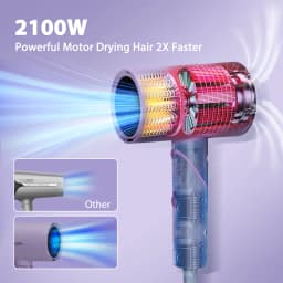 Aigostar Hair Dryer 2100W WITH IONIZATION Cold air + Concentrator