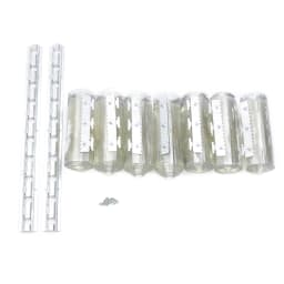PVC Transparent Door Curtain – 200x18cm Strips, 2mm Strip Door Curtain, Clear Curtain Strip for Home, Warehouse, Factory