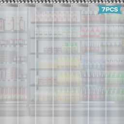 PVC Transparent Door Curtain – 200x18cm Strips, 2mm Strip Door Curtain, Clear Curtain Strip for Home, Warehouse, Factory