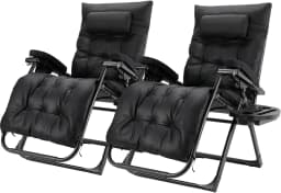 Technical fabrics Zero Gravity Chair Water Proof Recliner Lounge Chair Loading 160kg Indoor / Outdoor, Reclining Camping Chair