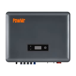 VDE PowMr 12KW 20KW 3 Phase Inverter 48V 220V Hybrid Solar Inverter On Grid Dual MPPT Trackers IP65 Waterproof with BMS WIFI
