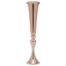 Elegant Tall Wedding Flower Vase with Gold-Plated Finish, High-Foot Design, and Durable Iron Construction for Stylish Decor