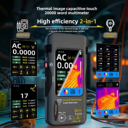 BSIDE SH7 320*320 Thermal Imager Camera 20000 Counts Touchscreen Digital Multimeter 2 in 1 IR Camera for Macro lens