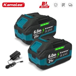 Kamolee 21V 6.0Ah 6000mAh Li-ion Battery BL1860 Hand drill Battery Power tools Support Kamolee/SROGGEN Power tools Garden tools