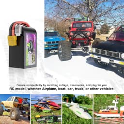 Ovonic 130C 5S 1300mah Lipo Battery 18.5V with XT60 Plug for 5 to 6 inch FPV Racing Freestyle Long-Range Drone Brushless FPV(2P