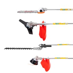 52cc Petrol Strimmer, 2-Stroke Gas Pole Hedge Trimmer for Agriculture, Forest Firefighting, Gardening,2.7m Extendable, 40cm Cut