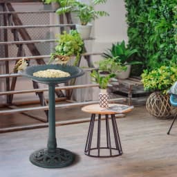 Standing Bird Bath, Retro Bird Feeder,Feeding Station Bird Feeder for Wild Birds,for Bird Bath,Feeding Area,51x72cm