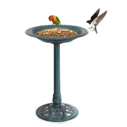 Standing Bird Bath, Retro Bird Feeder,Feeding Station Bird Feeder for Wild Birds,for Bird Bath,Feeding Area,51x72cm