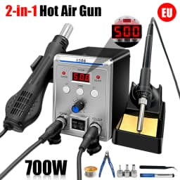 Hot Air Gun 8586 Rework Solder Station Heat Gun 220V 700W Hair Dryer For Soldering  Welding Repair Tools