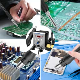 Hot Air Gun 8586 Rework Solder Station Heat Gun 220V 700W Hair Dryer For Soldering  Welding Repair Tools