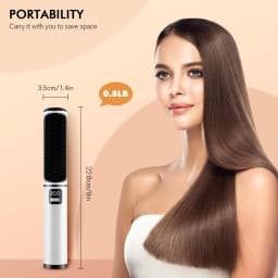 Electric Hot Comb Multi-function Wireless Hair Straightening Comb Negative Ion Anti Hot Styling Tool Hair Straightening Brush