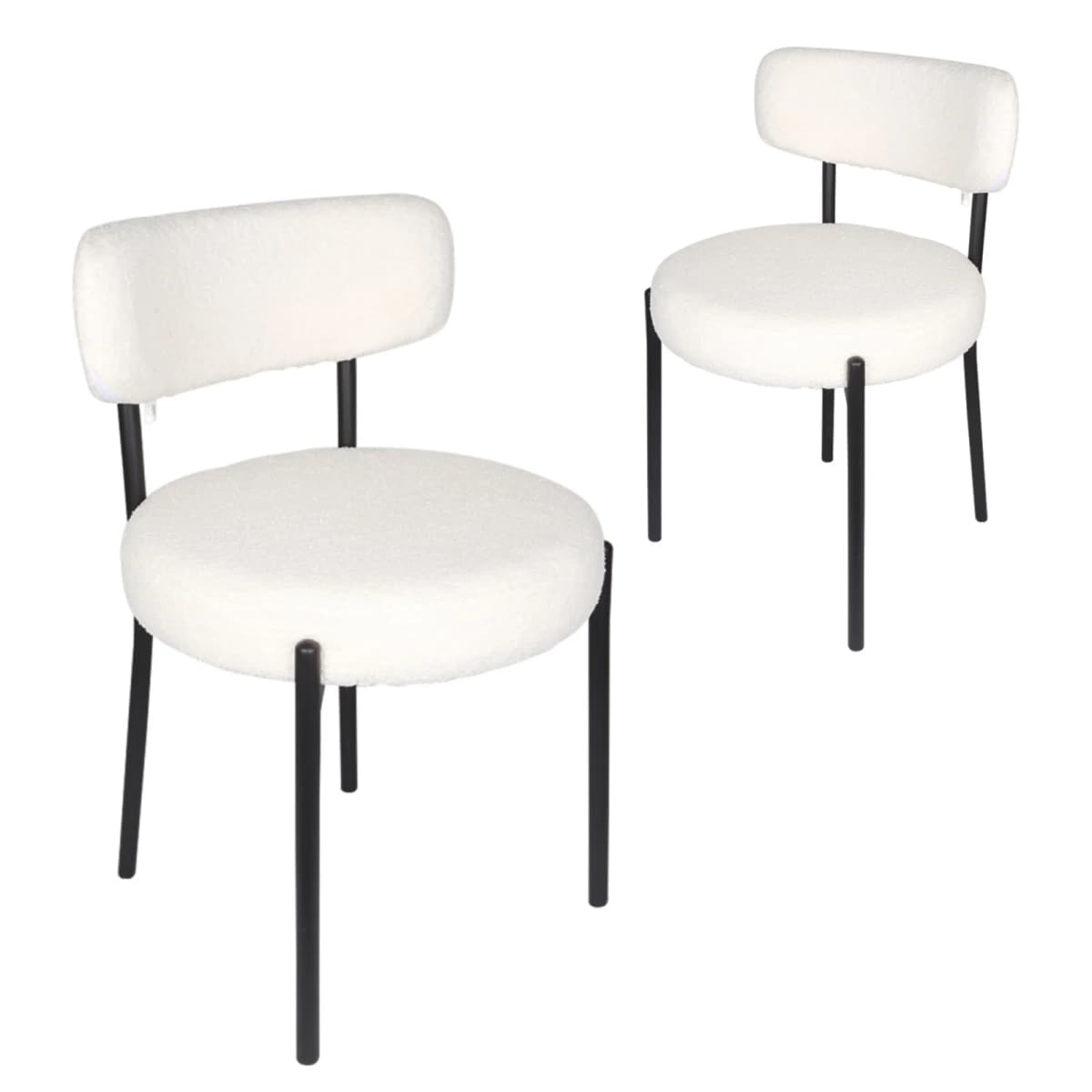 Dining Chairs Set of 2, Wingback Dining Chairs with Metal Legs, Luxury Tufted Dining Chair for Living Room, Bedroom, Kitchen