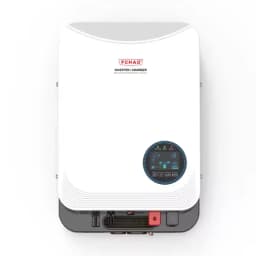 FCHAO Combined protective 4200W 24VDC 230VAC Off Grid Hybrid Pure Sine Wave invert MPPT Solar Controller 100A Charging run
