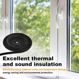 Weather Door Seal Strip, V-type 50m Soundproof Heavy Duty Door Weather Stripping