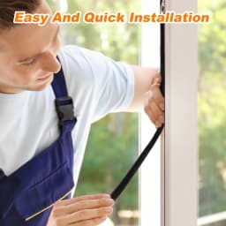 Weather Door Seal Strip, V-type 50m Soundproof Heavy Duty Door Weather Stripping