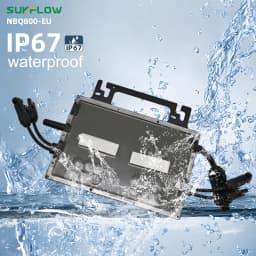 SUKFLOW Micro Inverter 800W, Inverter Solare Con Wi-Fi E Bluetooth, Impermeabile IP67, Cavo CA 5m per Impianti Da Balcone