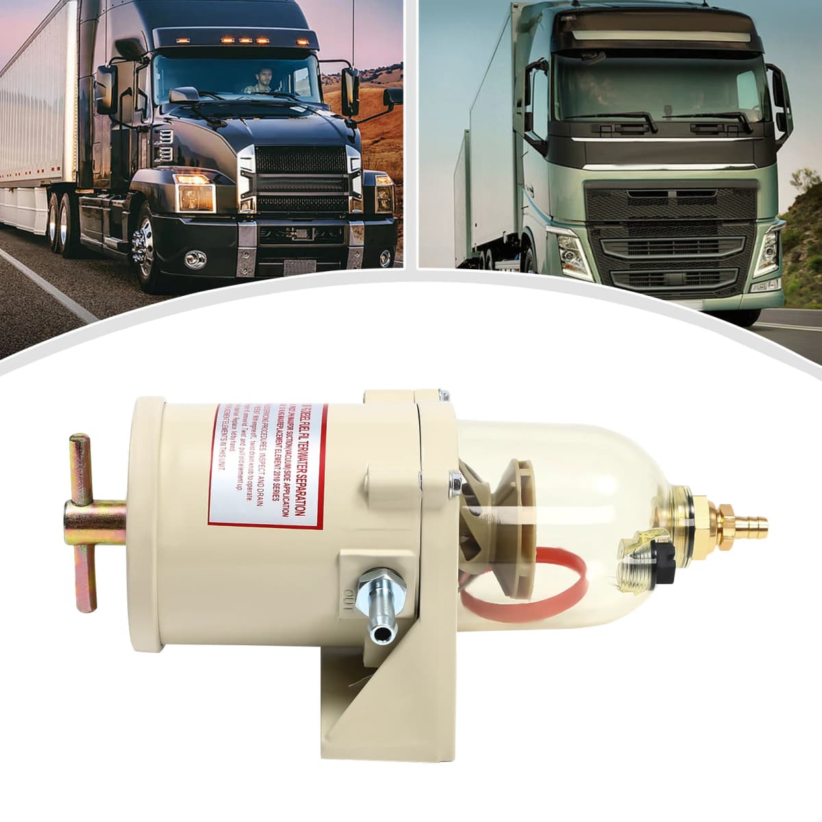 Oil-water Separator 500FG 500FH Marine Engine Fuel Oil Water Separator Turbine Diesel Filter Cartridge