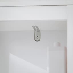 Sobuy Bzr123-W Tall Cabinet with Pull-Out Laundry Bag Bathroom Cabinet Bath Cabinet Narrow Laundry Cabinet Bathroom Shelf