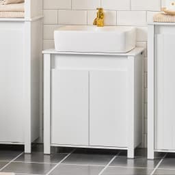 SoBuy BZR101-W washbasin under wardrobe Vanity under wardrobe bathroom wardrobe vanity bathroom wardrobe under wardrobe bathroom furniture