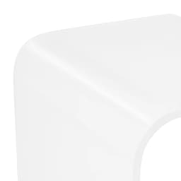 Acrylic Side Table M-Shaped Side Table Clear Bedside Table For the Living Room Bedroom Office Max Load Capacity 20kg 45*30*45cm