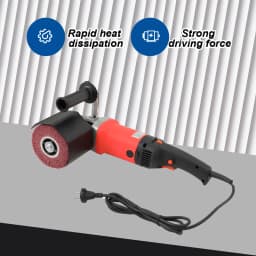 1400W Grinding Machine Satin Polisher 220V Electric Wire Drawing Burnishing Polishing Machine For Metal Steel Wood Polishing