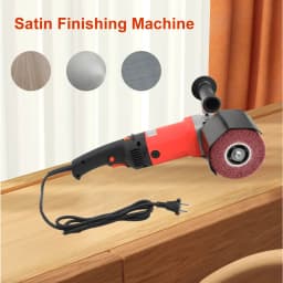 1400W Grinding Machine Satin Polisher 220V Electric Wire Drawing Burnishing Polishing Machine For Metal Steel Wood Polishing