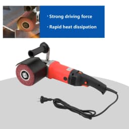 1400W Grinding Machine Satin Polisher 220V Electric Wire Drawing Burnishing Polishing Machine For Metal Steel Wood Polishing