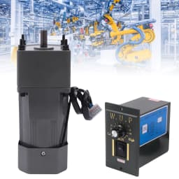 220V Gear Adjustable Motor 90W High Torque, Speed Regulation, 20K Ratio Industrial Power Reducer for Machinery
