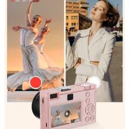 64MP Digital Camera, Selfie Camera with Dual Cameras, 1700mAh Battery, 18X Zoom and Wide-angle Macro, 5K Video for Child