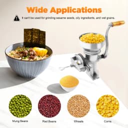 Stainless Steel Manual Grain Grinder Hand Crank Grain Grinding Tool Home Kitchen Wheat Corn Nut Mill Grinding Machine