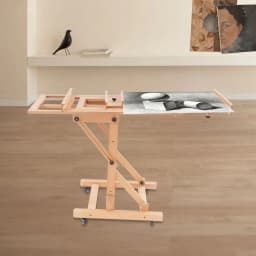 Artist Easel, Wooden A-Frame Easel, Studio Easel, 1.5m, Height Adjustable Drawing Holder, Canvas Stand, Portable Easel