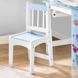 SoBuy KMB60 2 PCs kids table and chair set with stickers DIY kids desk with 3 pen holders