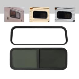 Room Window Caravan Side Window Stained Sliding Window Insect-proof 1000 X 400mm for Trailers, Pickup Truck or Modified Vehicle