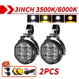 CO LIGHT 5 inch Newest Motorcycle Auxiliary Fog Lights High Low Beam Amber DRL Led Spot Lights For BMW R 1200 GS LC Adventure