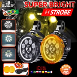 CO LIGHT 5 inch Newest Motorcycle Auxiliary Fog Lights High Low Beam Amber DRL Led Spot Lights For BMW R 1200 GS LC Adventure