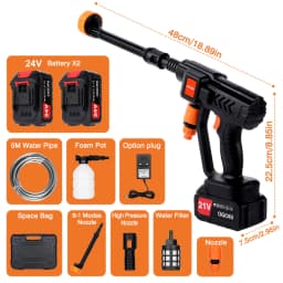 Wireless High Pressure Car Wash Water Gun Car Washer For Auto Home Garden Cleaning Car Washing