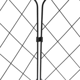 10pcs Metal Garden Fence Panels Decorative Garden Fence Animal Barrier Iron Fence Panels 61x33x6cm Diamond