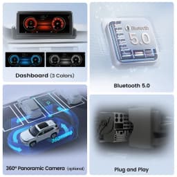 Junsun CarPlay For Apple Car Radio Multimedia For BMW E90 E91 E92 E93 2005-2012 Bluetooth Wireless Android Auto 4G GPS Stereo