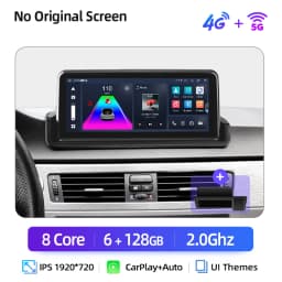 Junsun CarPlay For Apple Car Radio Multimedia For BMW E90 E91 E92 E93 2005-2012 Bluetooth Wireless Android Auto 4G GPS Stereo
