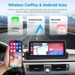 Junsun CarPlay For Apple Car Radio Multimedia For BMW E90 E91 E92 E93 2005-2012 Bluetooth Wireless Android Auto 4G GPS Stereo