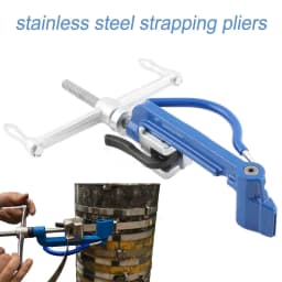 Strapping Pliers Screw Fastening Cable Ties Banding Cutting Tool Stainless Steel