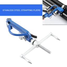Strapping Pliers Screw Fastening Cable Ties Banding Cutting Tool Stainless Steel