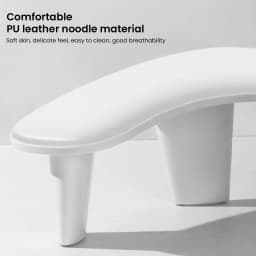 Nail Hand Pillow PU Material Hand Pillow Manicure Tilt Design Stand Portable Removable Stand, for Nail Art Shops and DIY Nails