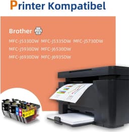 Jhaan 3219XL Multipack-5P Ink Cartridges Compatible with Brother LC3217 LC3219XL for MFC-J5330DW/J5730DW/J6930DW/J5335DW/J6530DW