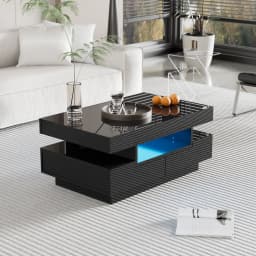 Coffee Table Rectangular Coffee Table Living Room Table Modern High Gloss Rectangular Coffee Table Tea Table Storage Living Room