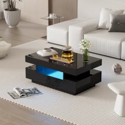Coffee Table Rectangular Coffee Table Living Room Table Modern High Gloss Rectangular Coffee Table Tea Table Storage Living Room