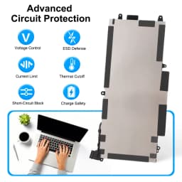 KingSener 7.6V 60Wh K5XWW Laptop Battery For Dell Latitude 12 5285 5289 7389 7390 2-in-1 Series Bateria 71TG4 CFX97 Free Tools