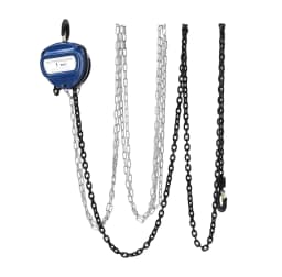 Professional Hand Chain Hoist Crane 1T / 1000kg, Lever Hoist, Chain Length 4 m with 2 Hooks Manganese Steel 360 Degree Swivel