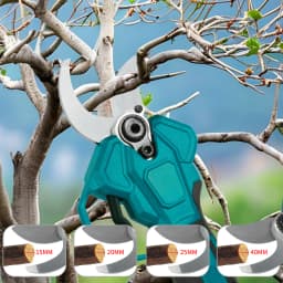 45mm Brushless Electric Pruner Shear 4 Gear Efficient Rechargeable Garden Beautify Tools For Makita 18V Battery