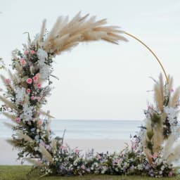 Metal Circle Wedding Arche Stand Round Balloon Arch Flower Gold Background Arch DIY Frame Garden Trellis Birthday Party Decor